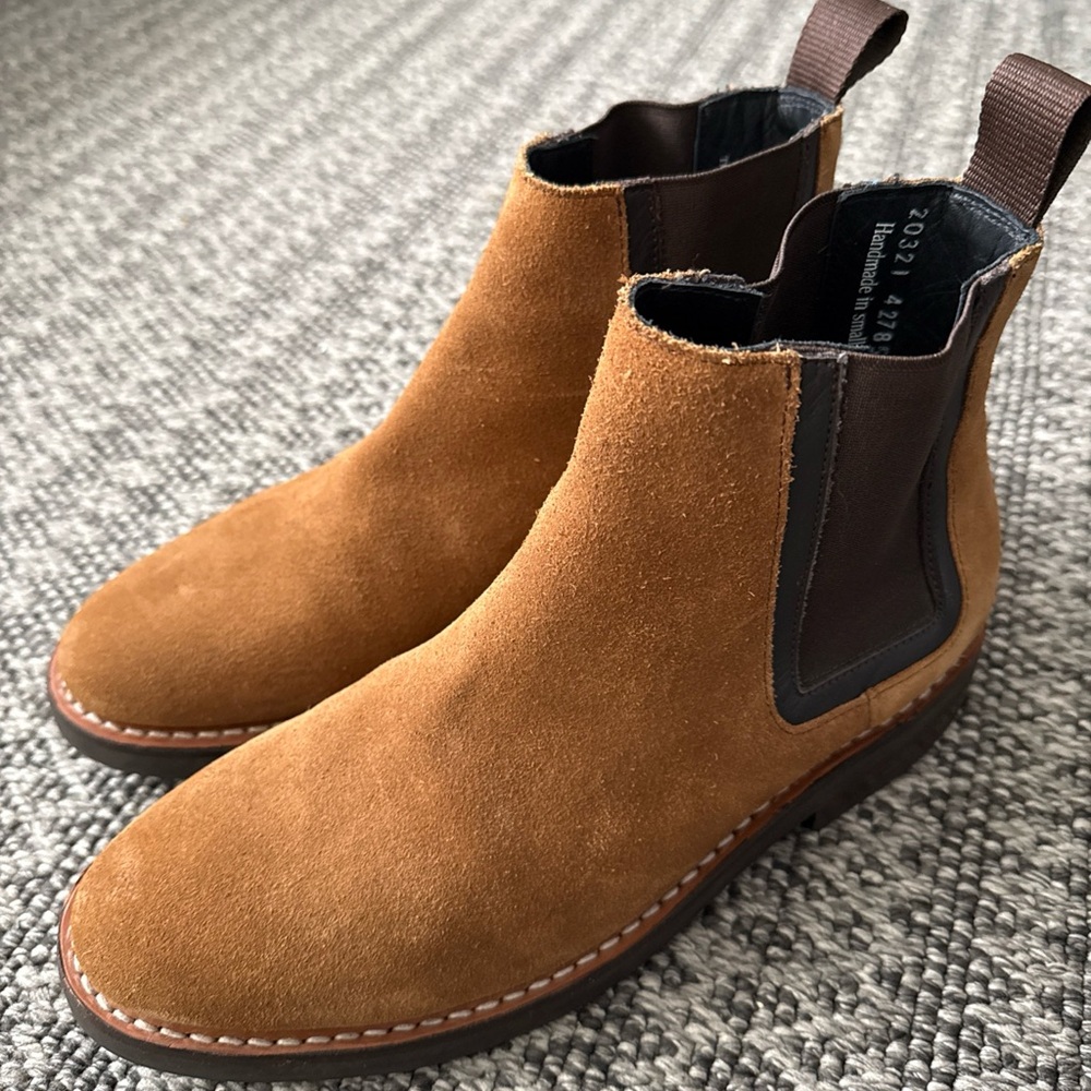 thursday boot company duke chelseaboots-honey suede-size 6 Men’s